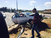 بالصور: 3 اصابات متفاوتة بحادث طرق بين مدينتي اللد والرملة 